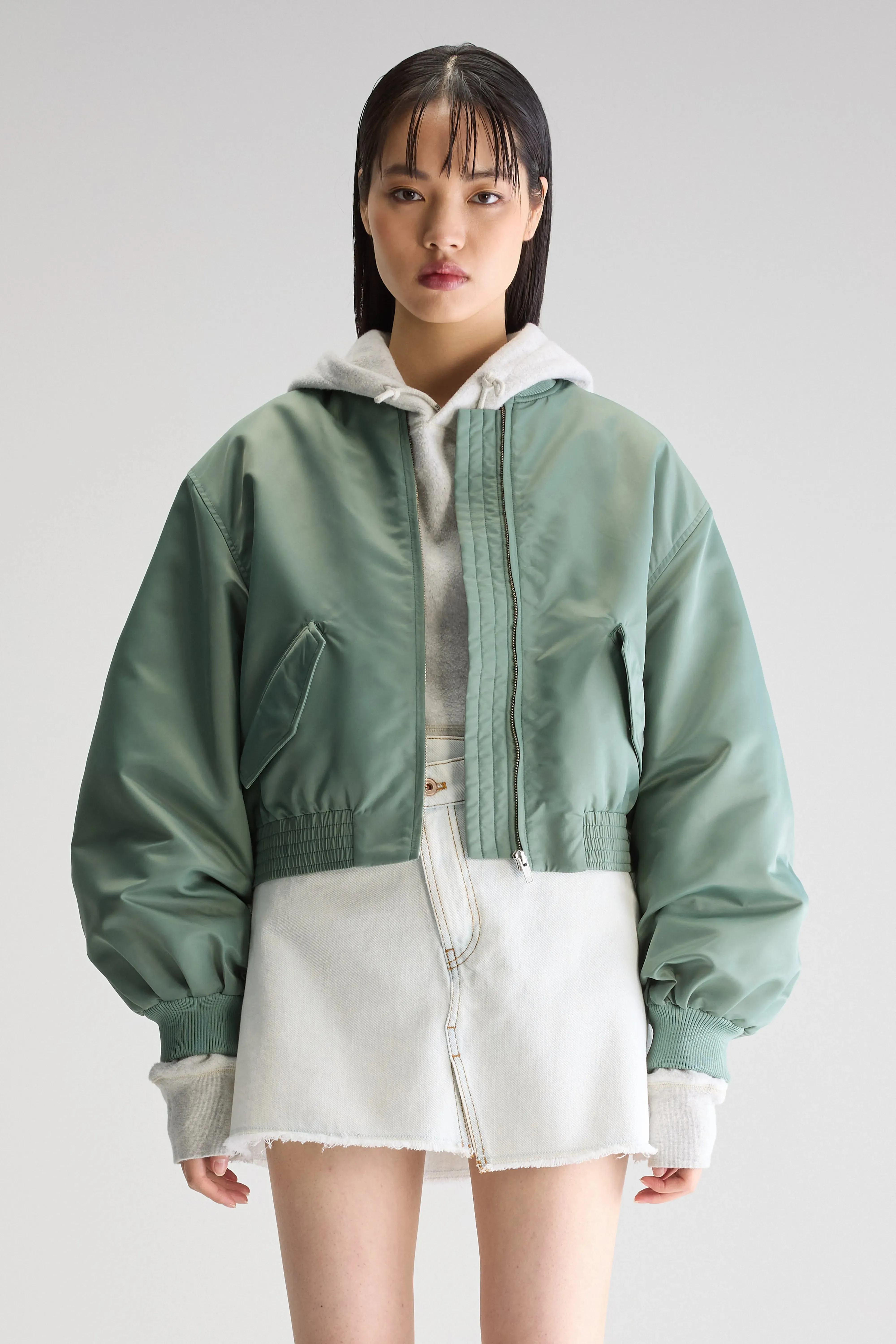Motion Fit Hiko bomber jacket (251 / W / EUCALYPTUS)