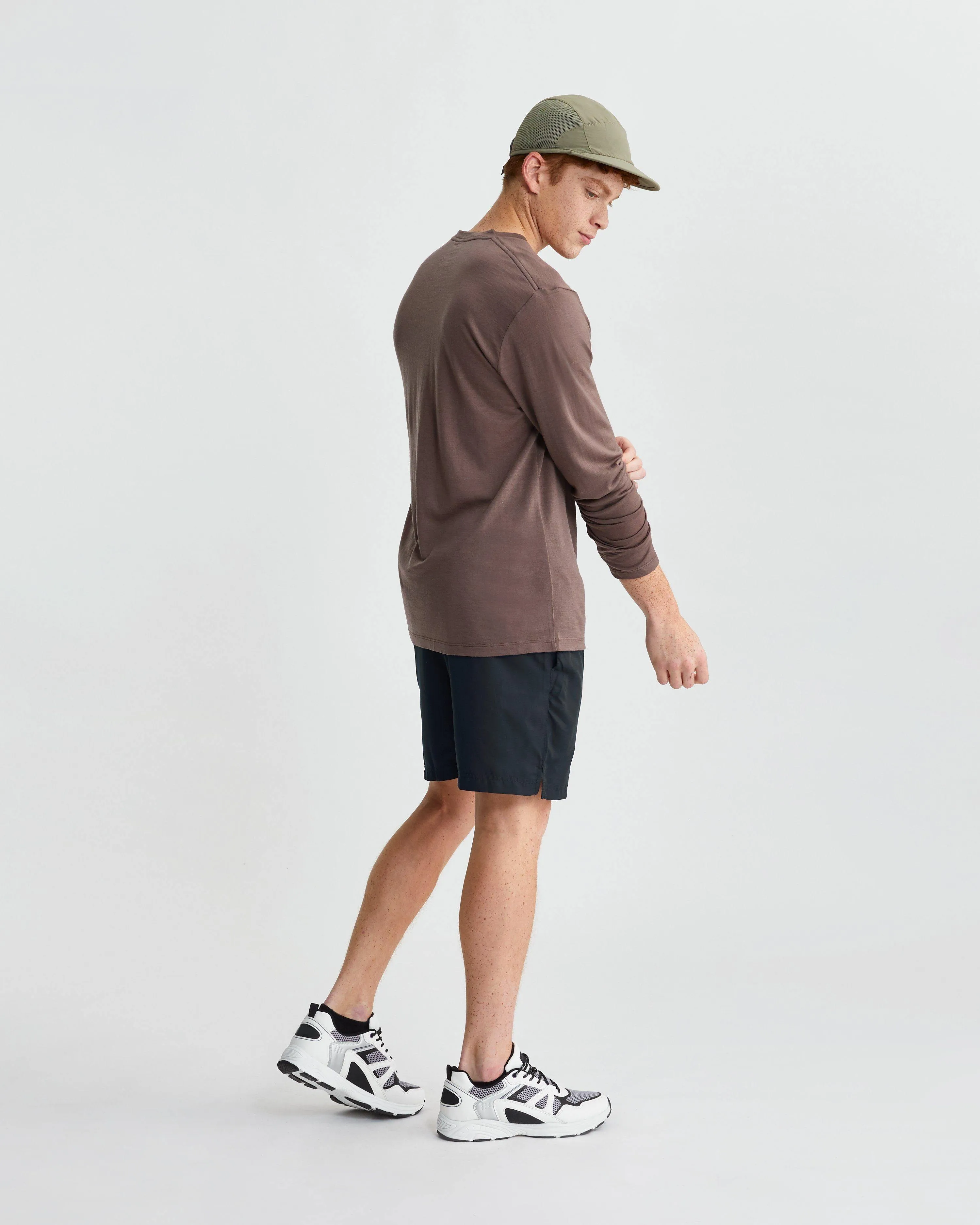 M's Traveler Merino LS Tee Rigid and Sturdy