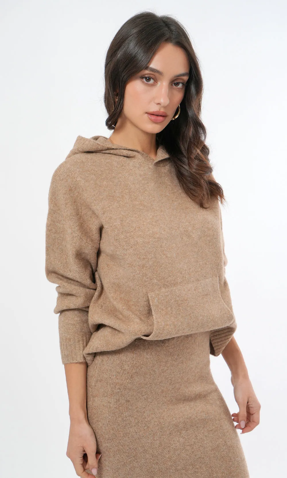 Faith Knit Hoodie Sweater G2211WT5610