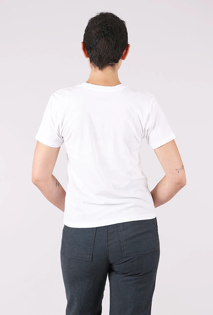 Mushie Tee, White/Flirting with Cowboys High-quality and reliable