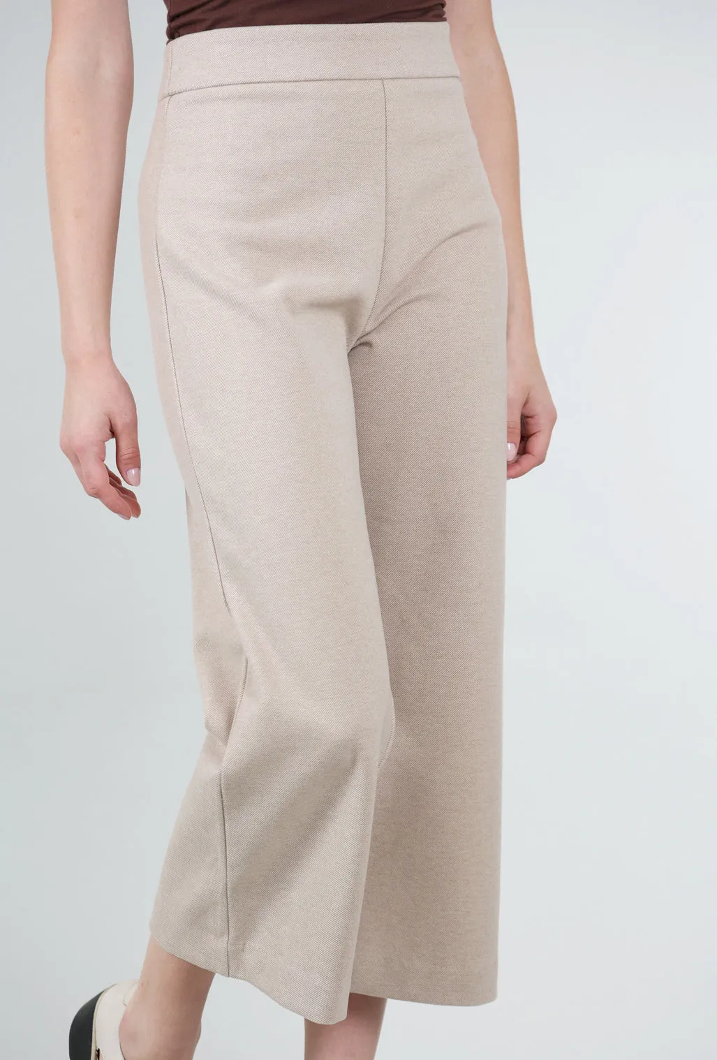 Nadia Pants, Beige Fashionable Comfort