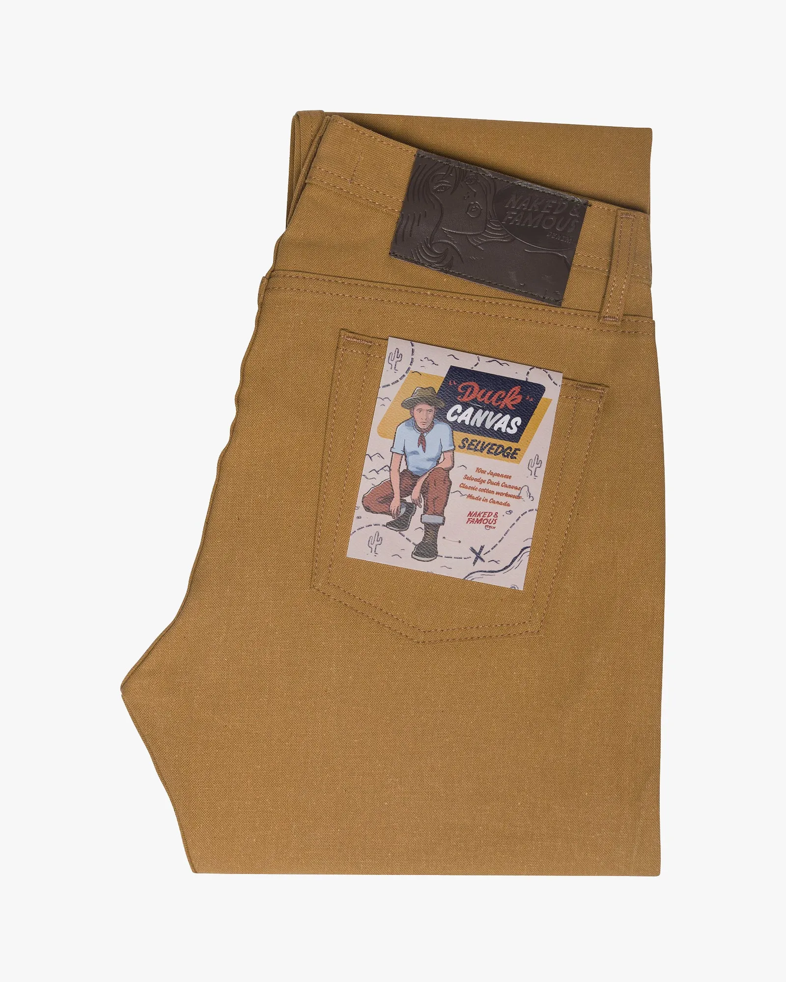 Naked & Famous Denim Weird Guy Regular Tapered Mens Jeans - Duck Canvas Selvedge | Naked & Famous Denim Jeans | JEANSTORE