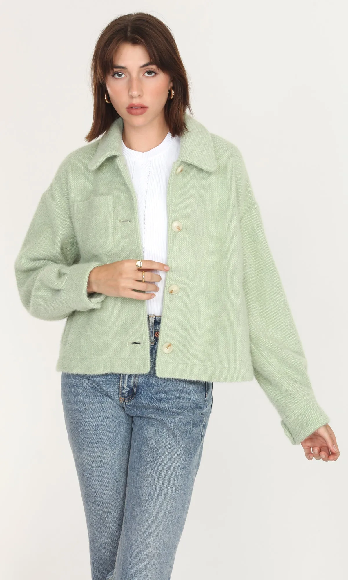 Nate Cozy Cropped Jacket G227J1490