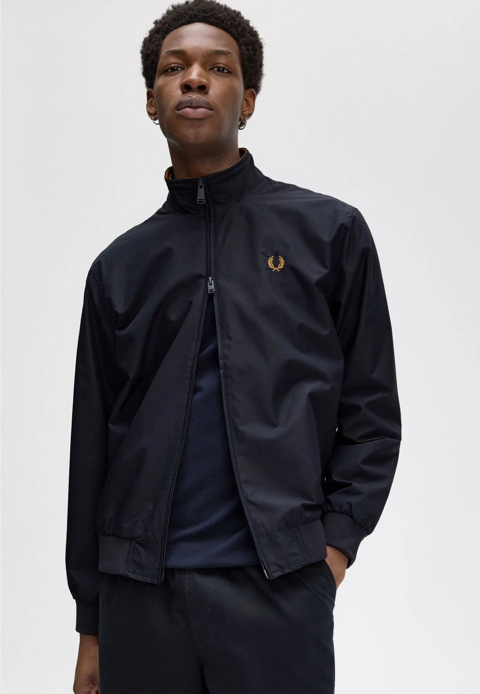 Period Sports Jacket Fred Perry - Brentham Navy  - Jacket