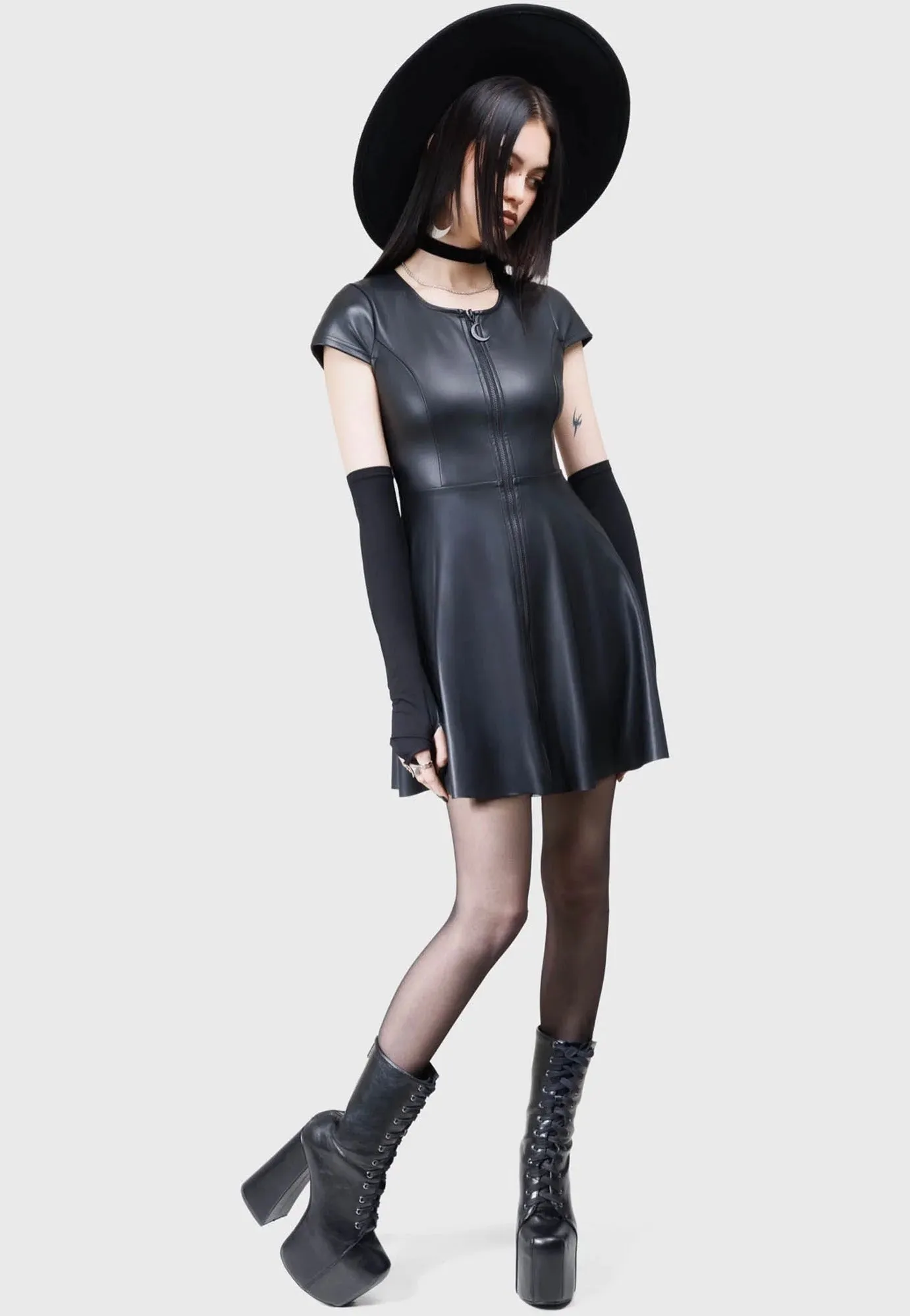 Neon Bright Killstar x Kihilist - Dark Whisper - Dress