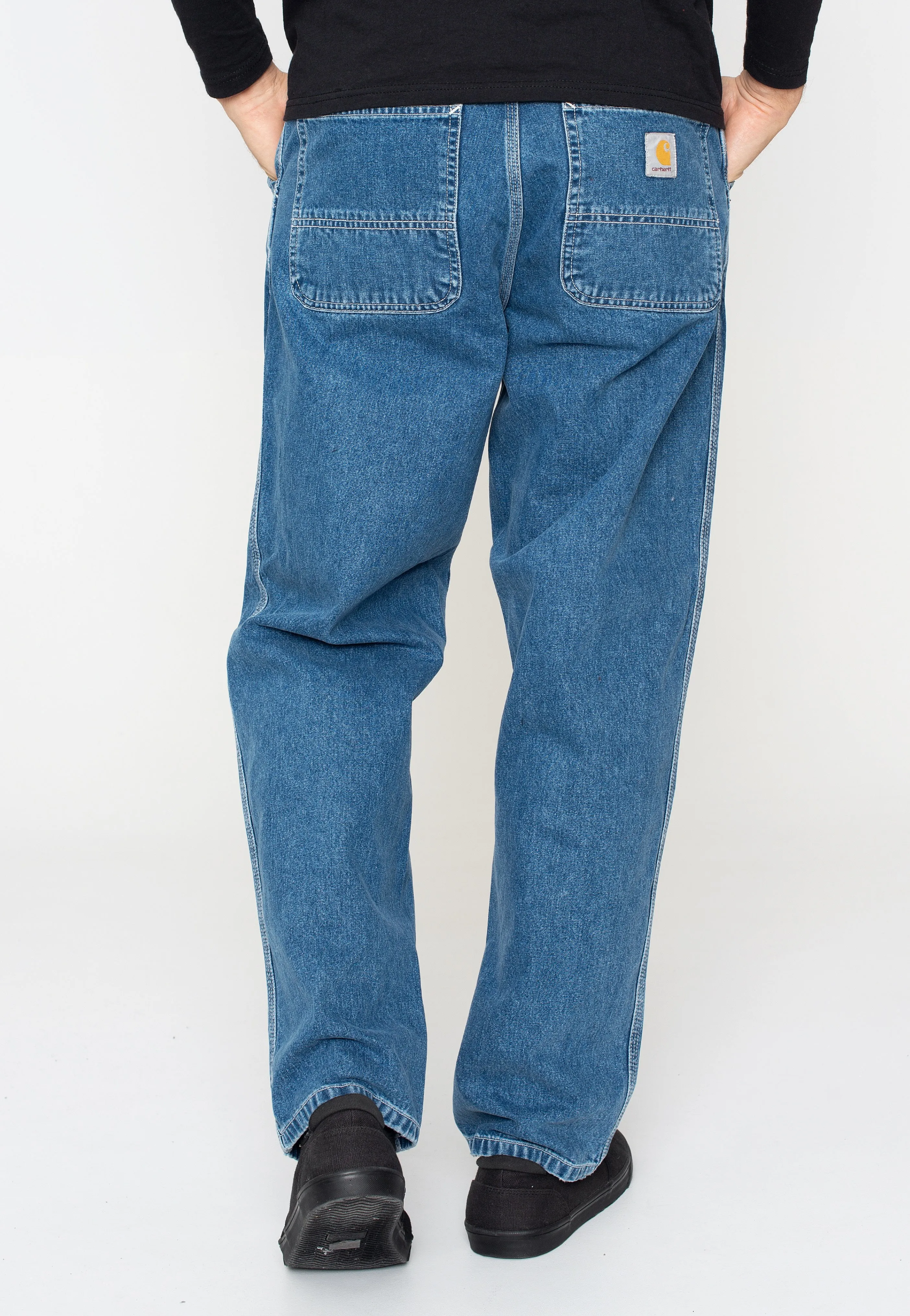 Neutral Fit Carhartt WIP - Simple Stone Washed Blue - Jeans