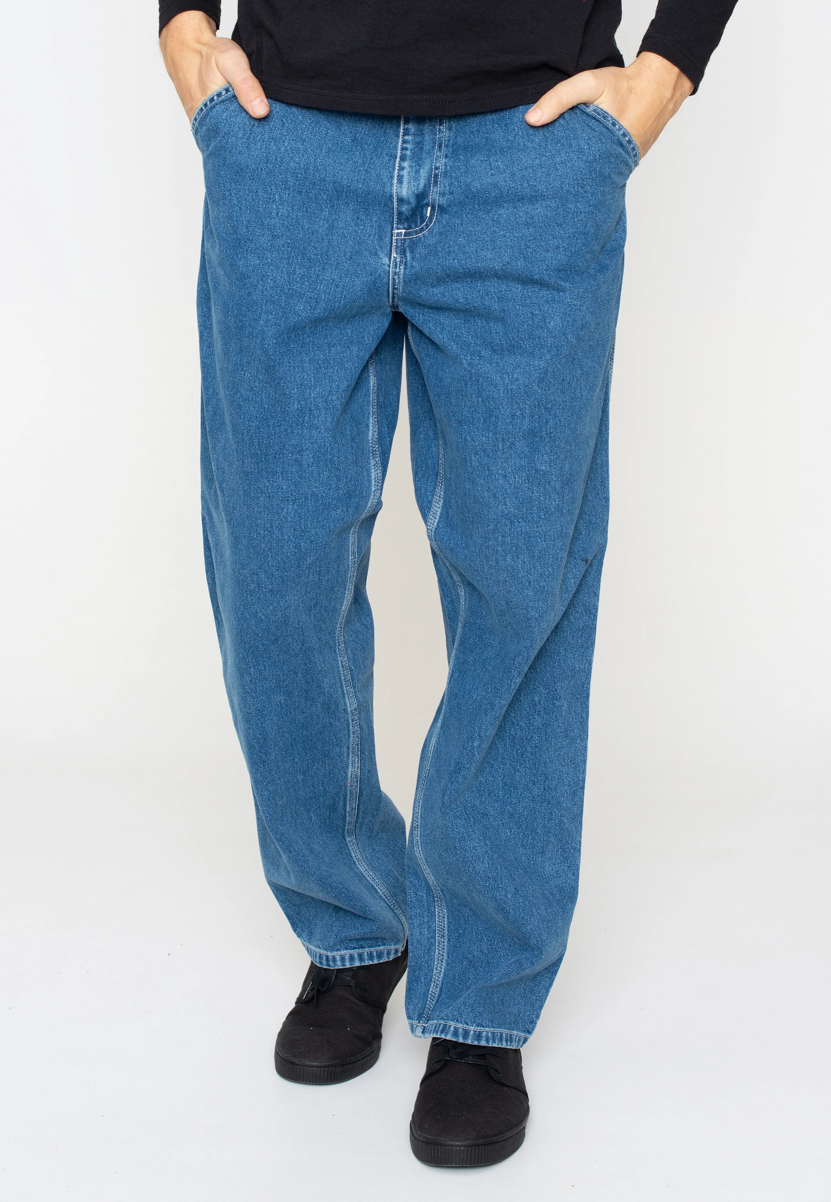 Carhartt WIP - Simple Stone Washed Blue - Jeans Common look Smooth Minimalist