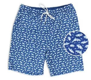 Soft Material homecoming Grand Slam: Swim Trunks - Mid-Blue
