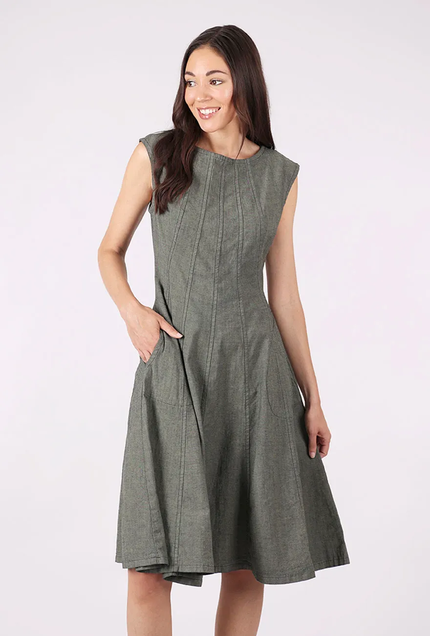 New Directions in Denim Dress, Khaki Airy Fit petite size