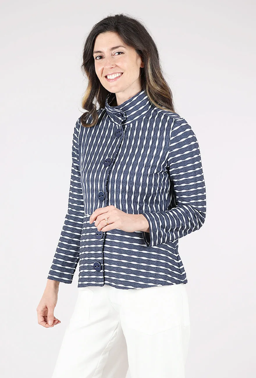 Newport Knit Downtown Jacket, Indigo Everyday Shirt
