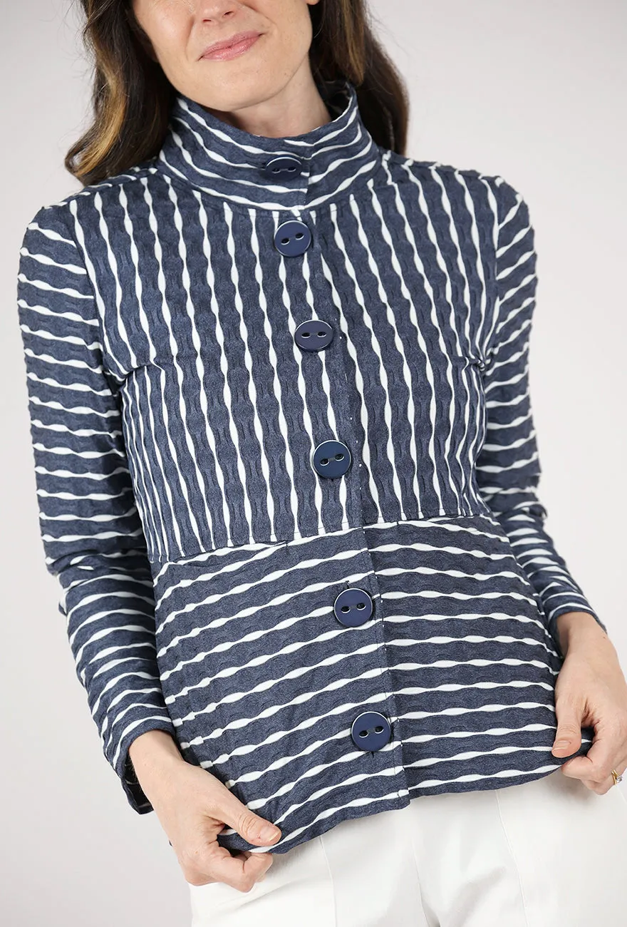 Newport Knit Downtown Jacket, Indigo Everyday Shirt