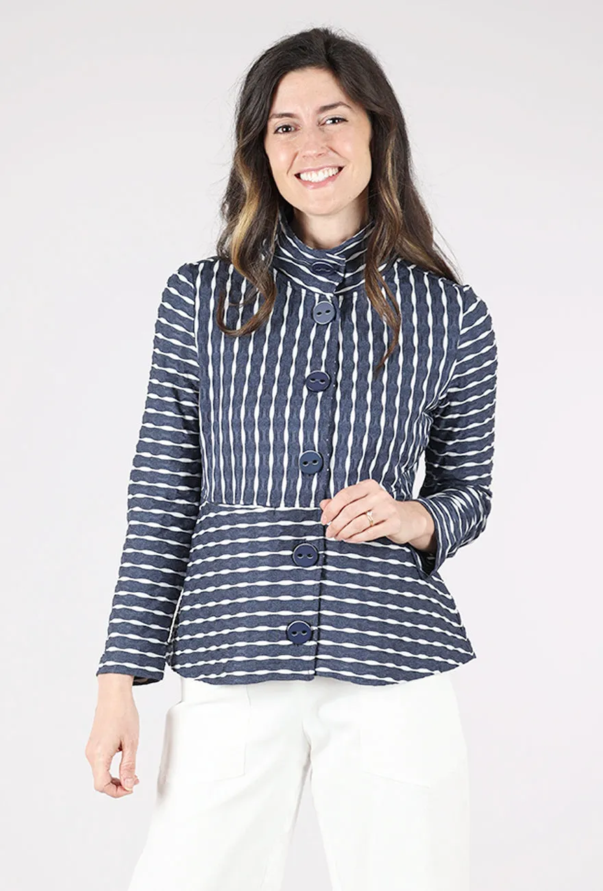 Newport Knit Downtown Jacket, Indigo Everyday Shirt