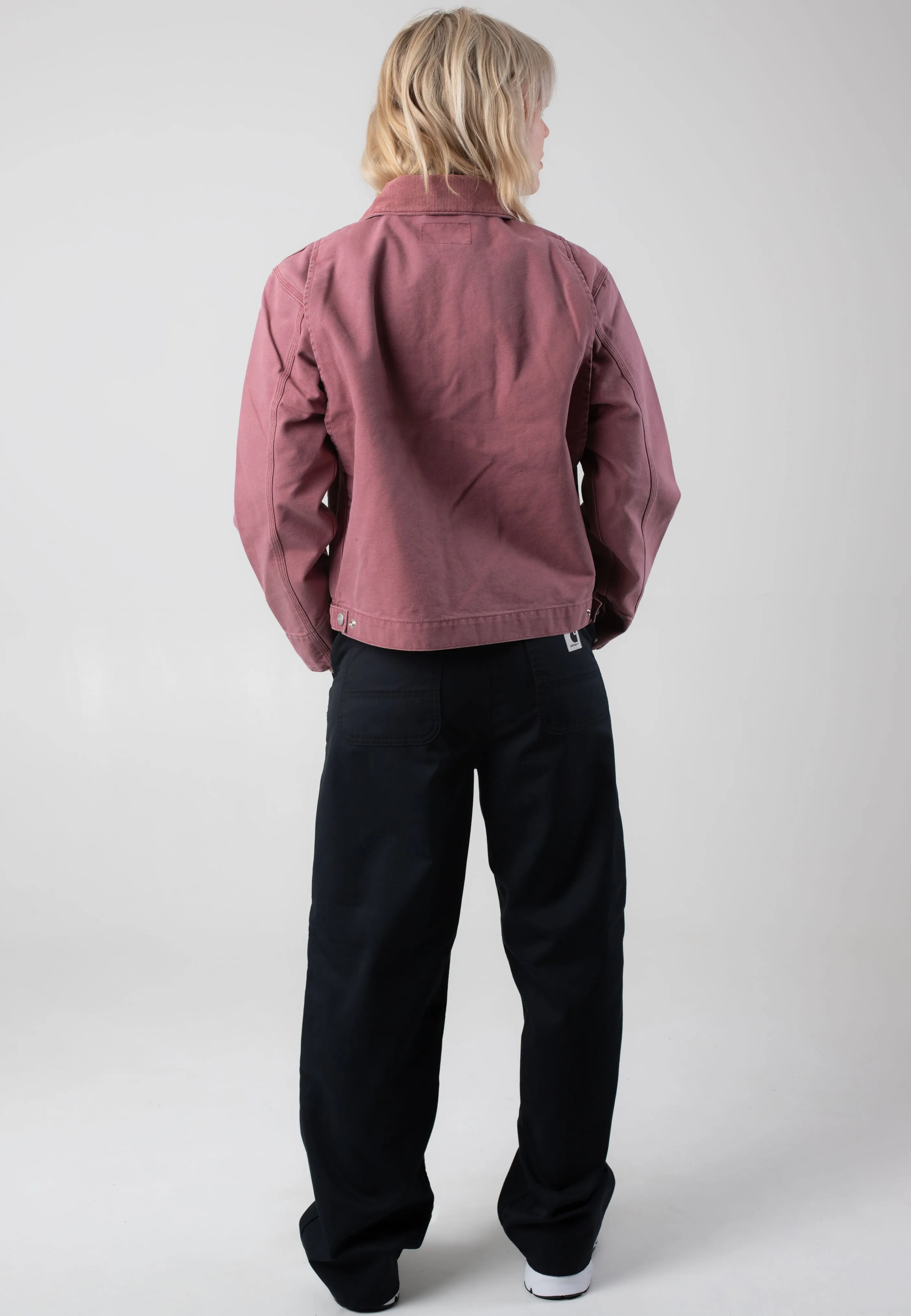 night - visible Carhartt WIP - W' Og Detroit Stone Canvas Dusky Pink/Dusky Pink - Jacket