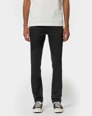 Nudie Grim Tim Slim Straight Mens Jeans - Dry Everblack | Nudie Jeans Jeans | JEANSTORE