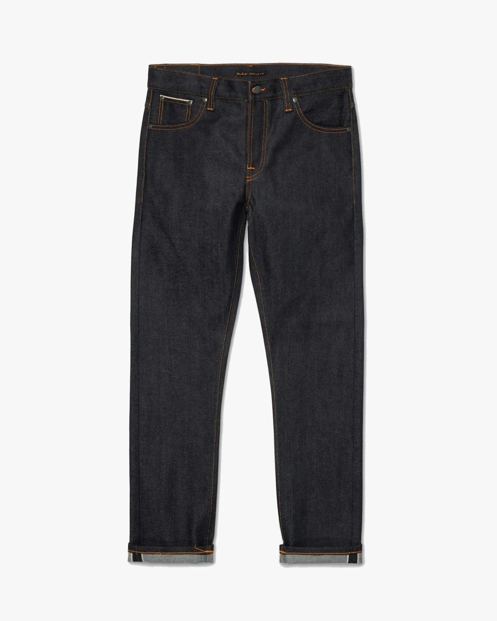 Nudie Grim Tim Slim Straight Mens Jeans - Dry Japan Selvage | Nudie Jeans Jeans | JEANSTORE