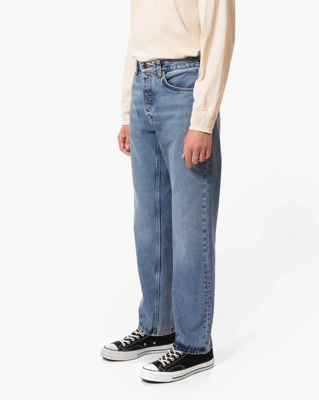 Nudie Rad Rufus Regular Straight Mens Jeans - Indigo Blues | Nudie Jeans Jeans | JEANSTORE