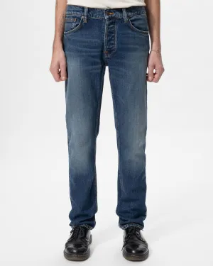 Nudie Solid Ollie Slim Fit Mens Jeans - Wild Blue | Nudie Jeans Jeans | JEANSTORE