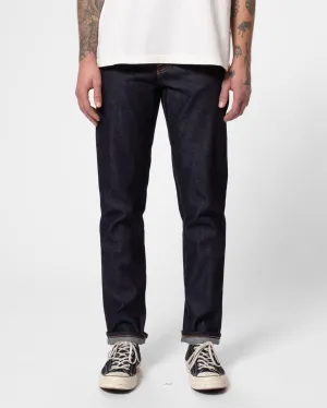 Nudie Steady Eddie II Regular Tapered Mens Jeans - Dry Ace Selvage | Nudie Jeans Jeans | JEANSTORE