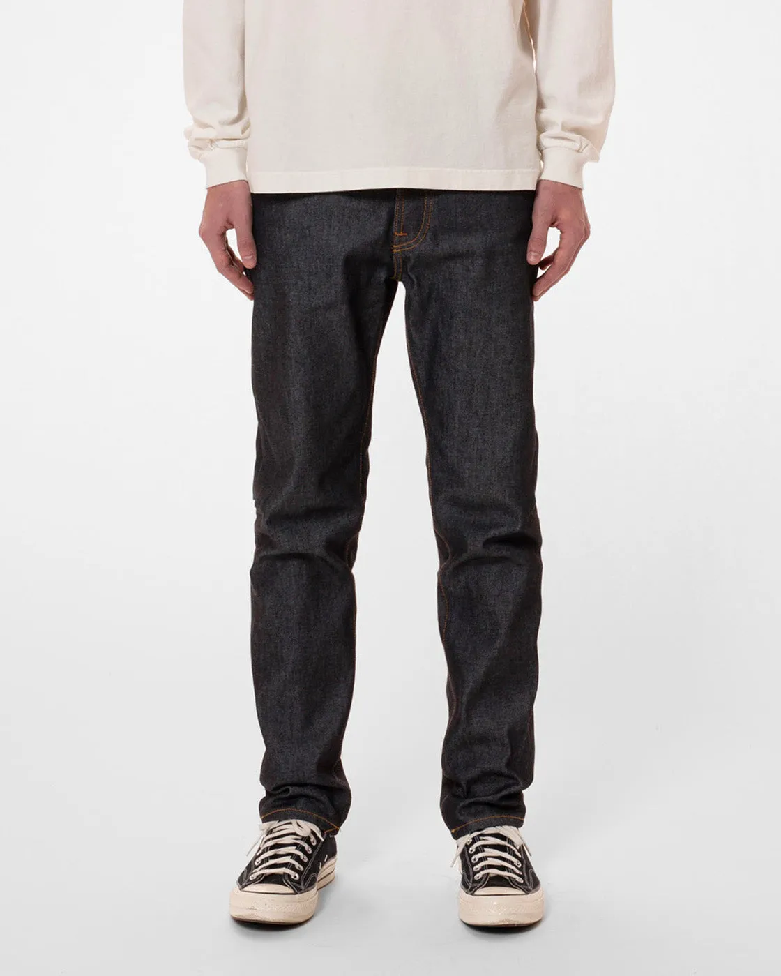 Nudie Steady Eddie II Regular Tapered Mens Jeans - Dry Heavy | Nudie Jeans Jeans | JEANSTORE