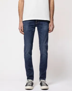 Nudie Tight Terry Skinny Fit Mens Jeans - Dark Steel | Nudie Jeans Jeans | JEANSTORE