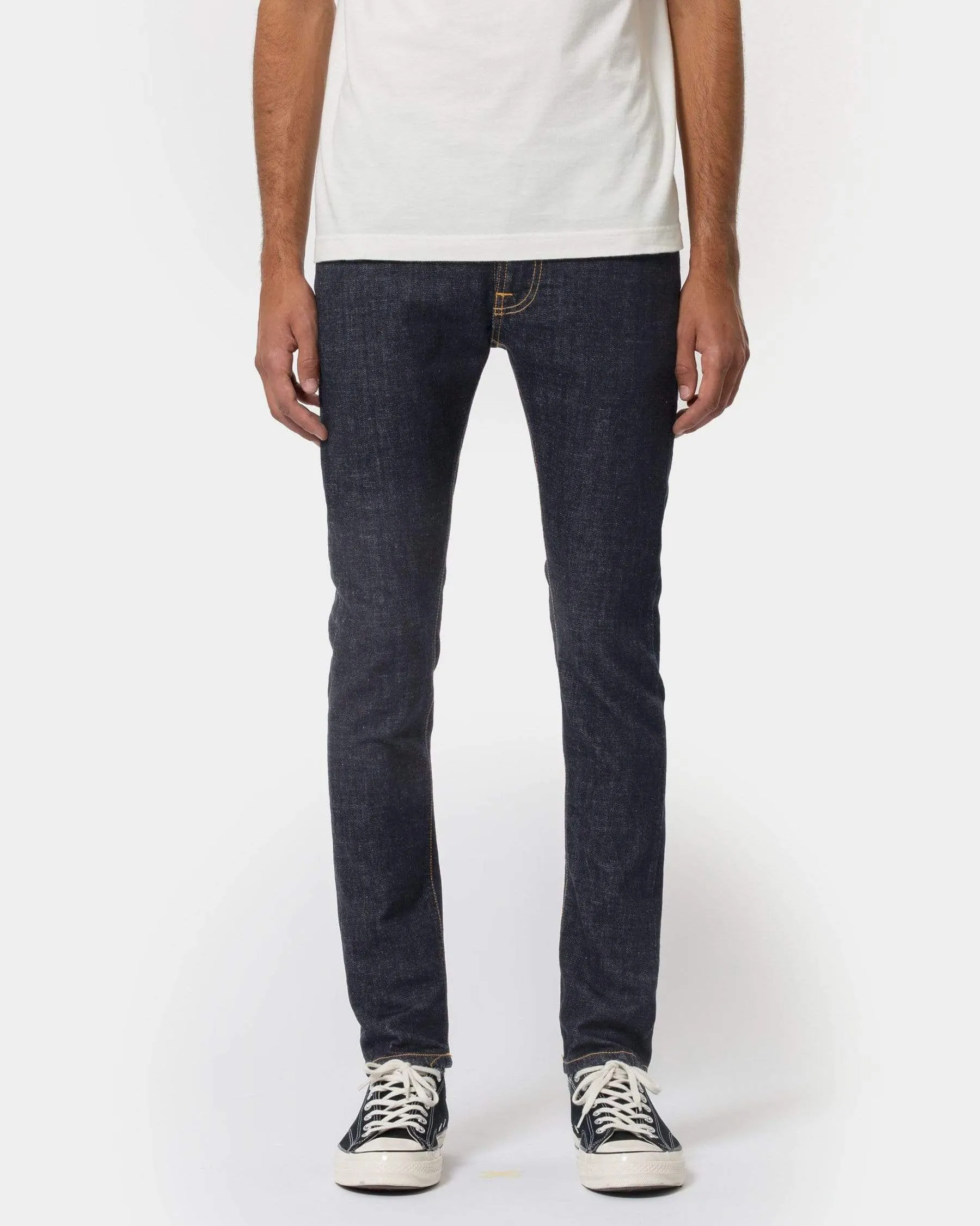 Nudie Tight Terry Skinny Fit Mens Jeans - Rinse Twill | Nudie Jeans Jeans | JEANSTORE