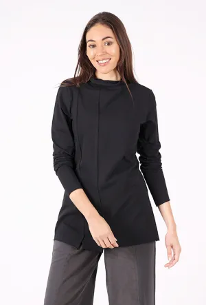 Short Sleeve Date Outfit NYX Pieced Tneck, Black