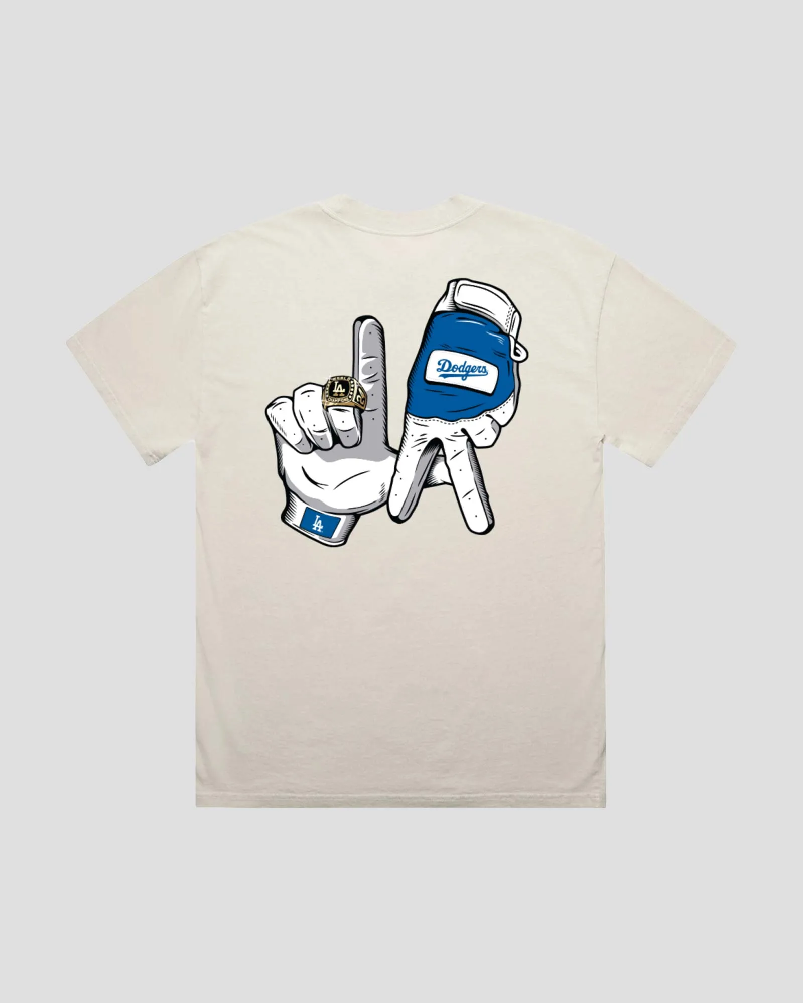 mix and match LA Gloves '24 World Series Edition Relaxed Fit Tee - Los Angeles Dodgers