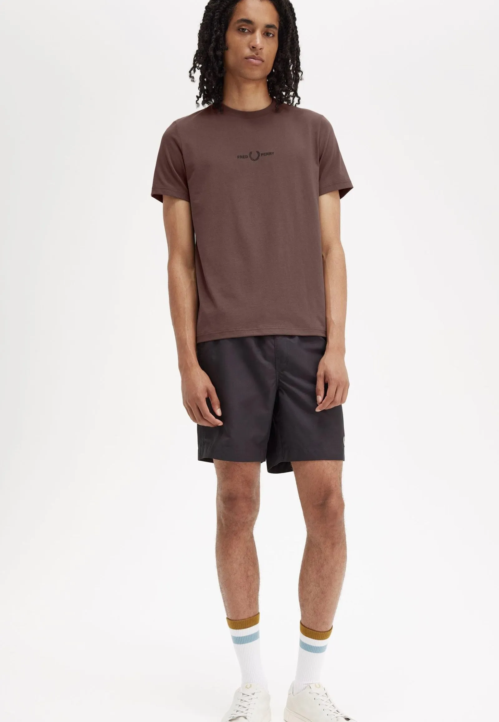 Office and professional Fred Perry - Embroidered Carrington Brick - T-Shirt