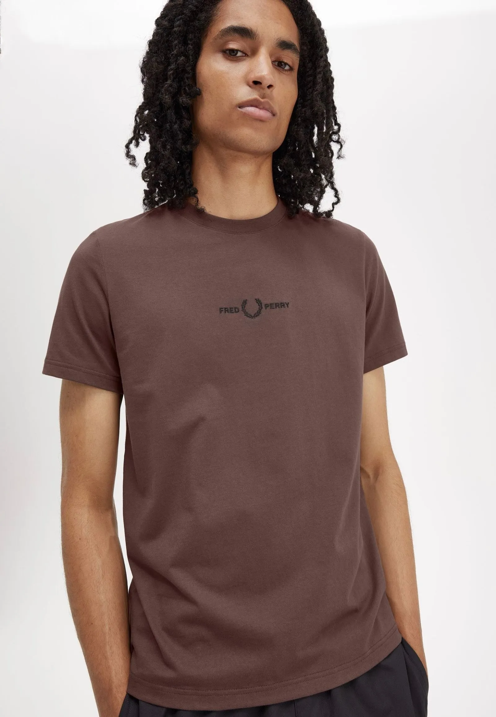 Fred Perry - Embroidered Carrington Brick - T-Shirt Comfortable Touch