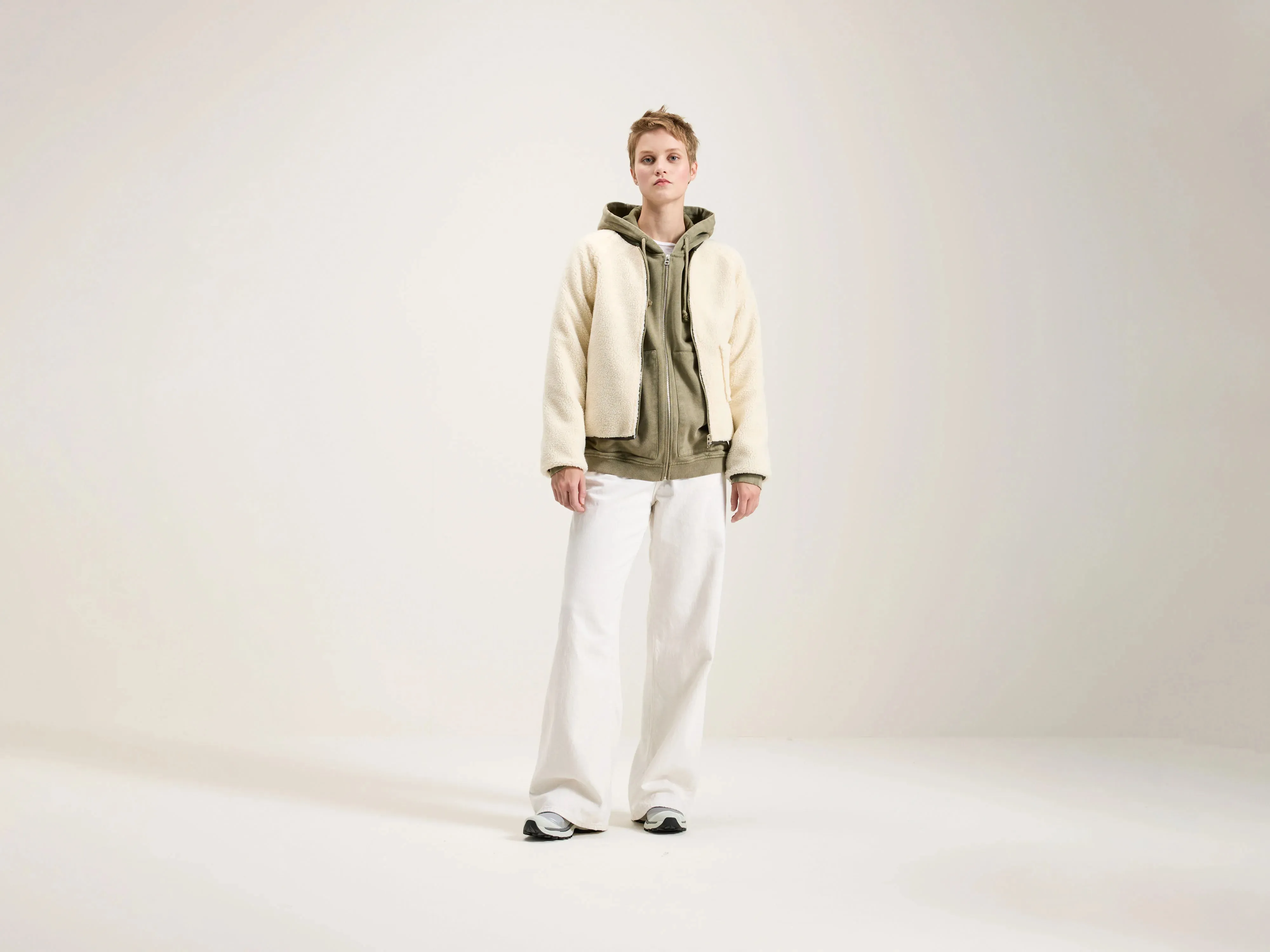 Belay jacket (242 / W / ECRU) Weather Fit