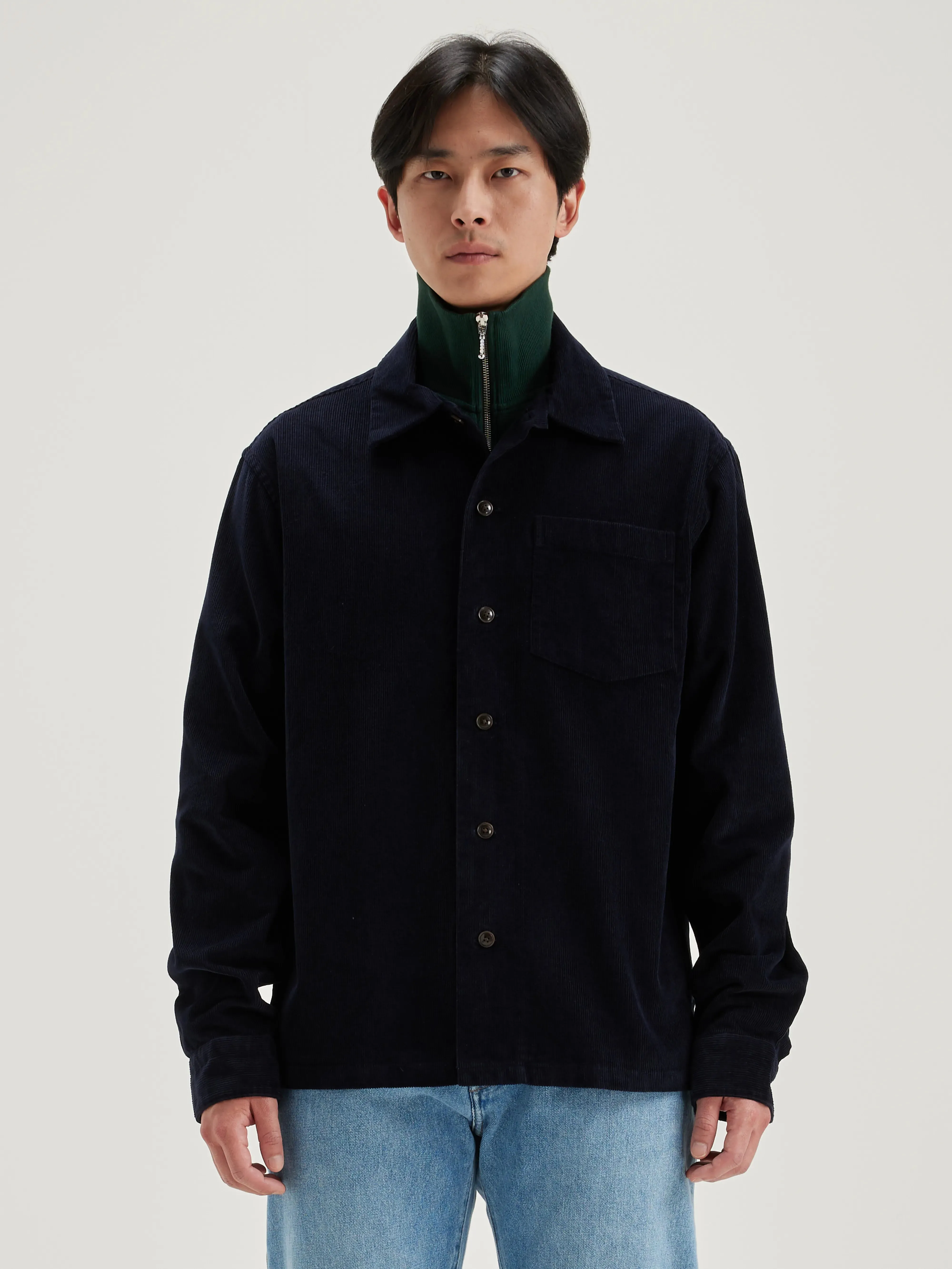 On-The-Go Goney corduroy overshirt (242 / M / NAVY)