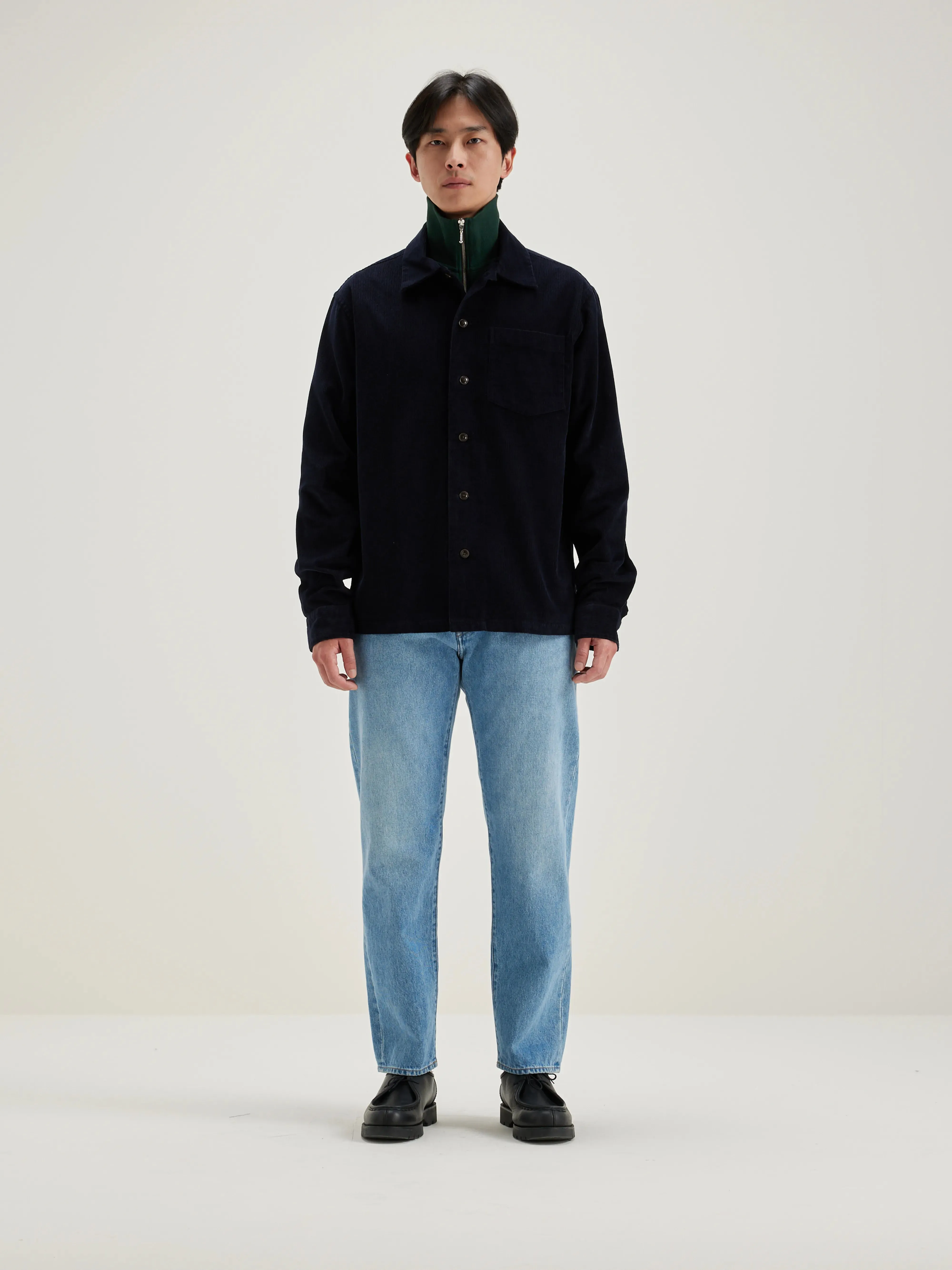 On-The-Go Goney corduroy overshirt (242 / M / NAVY)