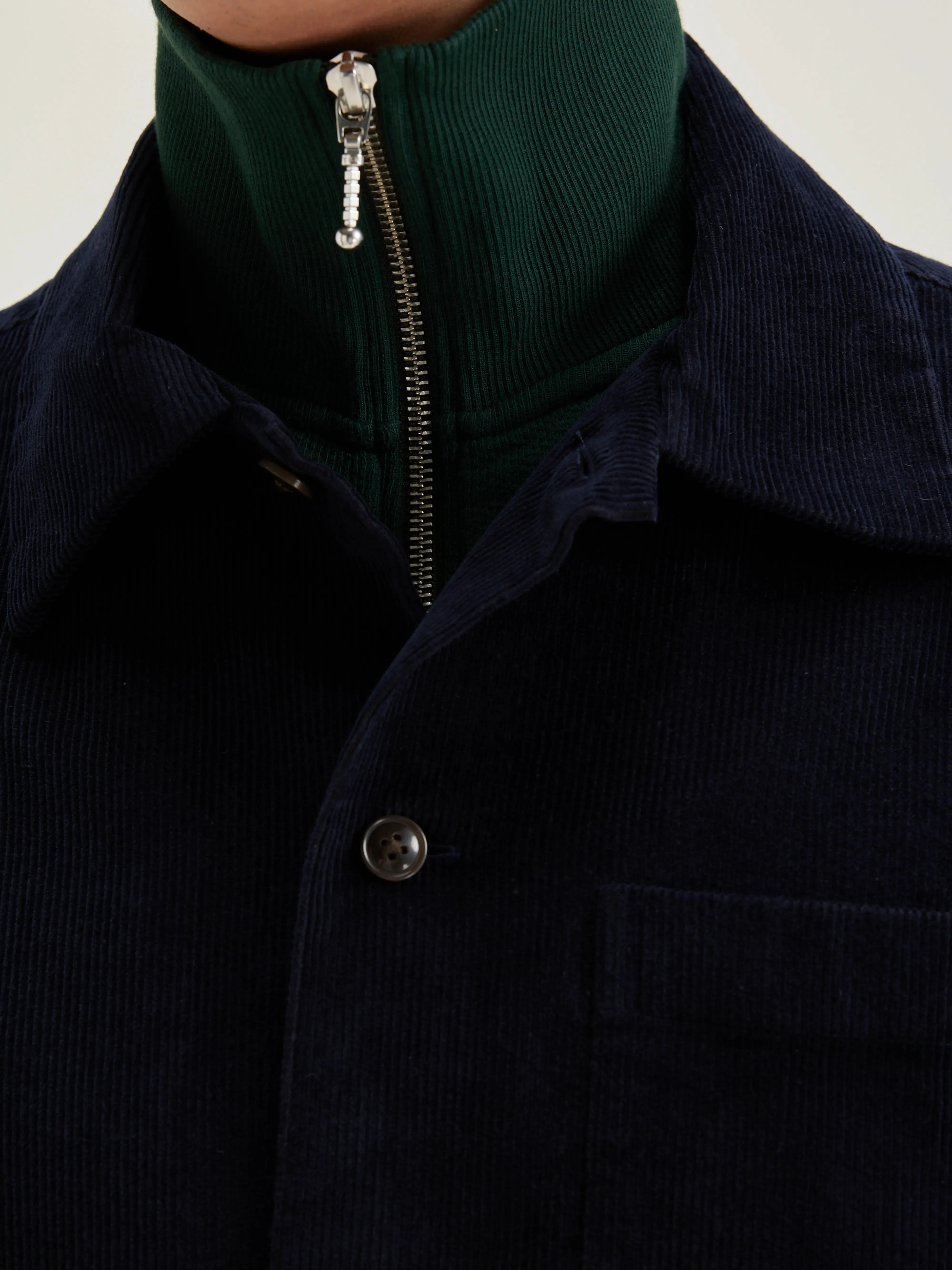 On-The-Go Goney corduroy overshirt (242 / M / NAVY)