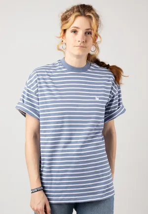 Fashion-Ready Street Comfort Style Carhartt WIP - W' Bryna Bryna Stripe/Charm Blue/White - T-Shirt