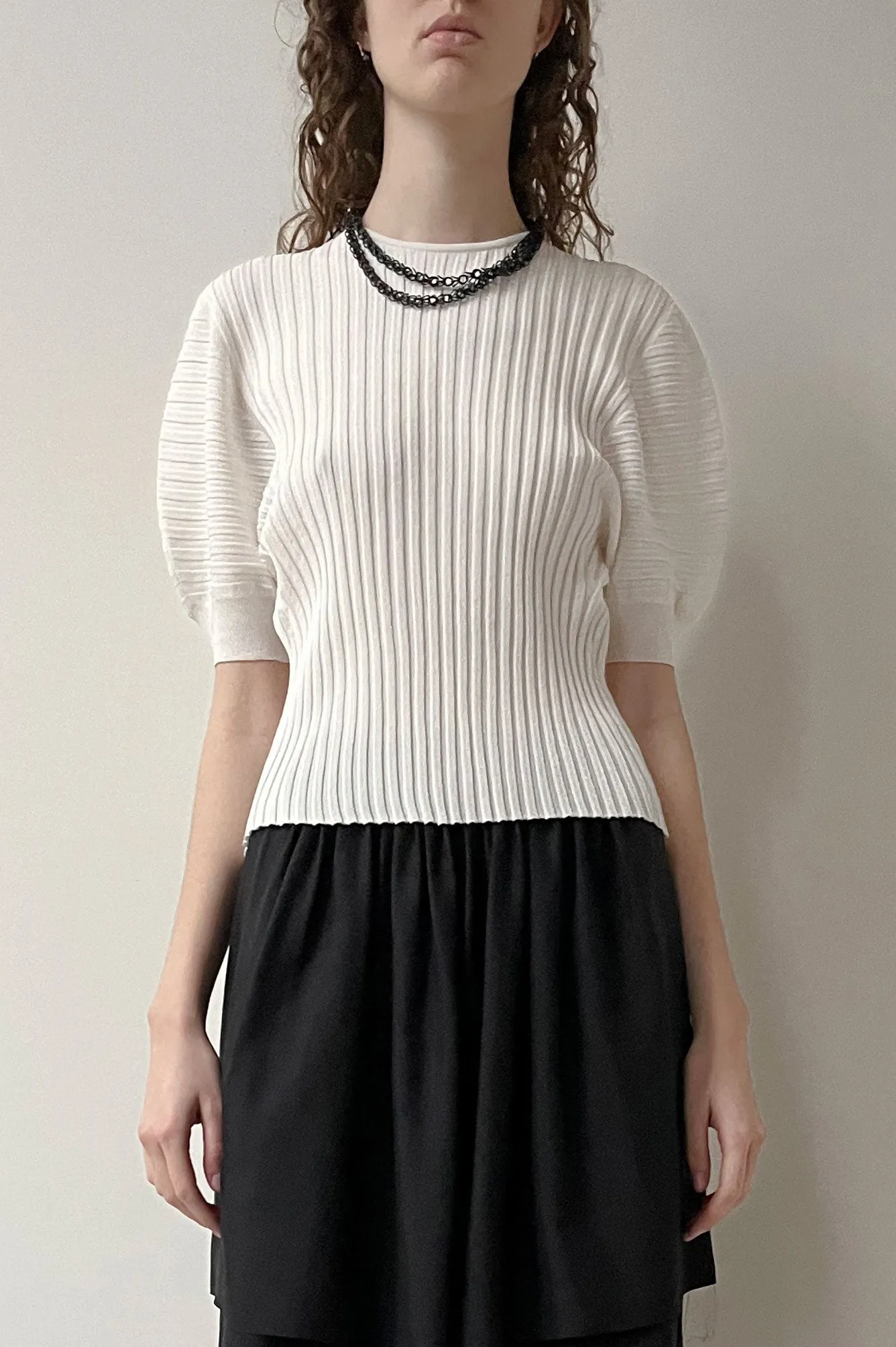 Urban Warmth Kesina White Knit