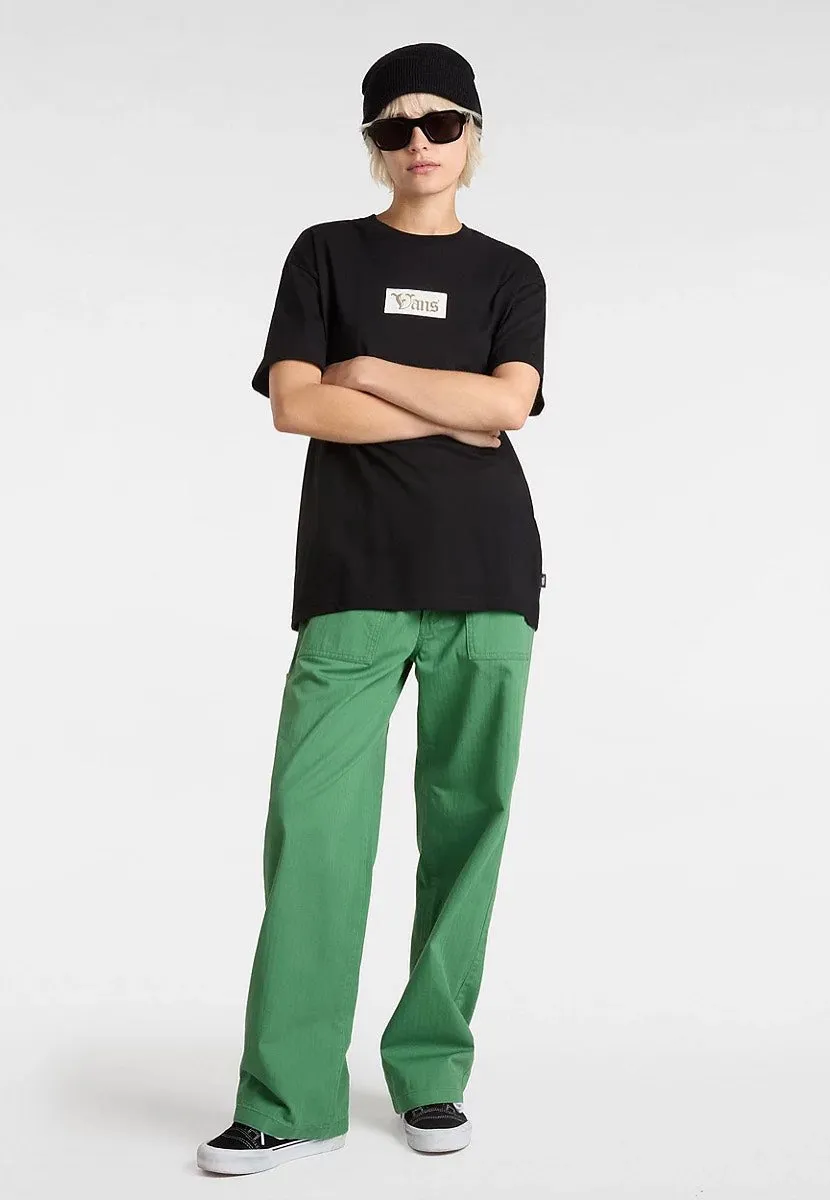 On-Trend Style Vans - Garden Oversized Black - T-Shirt