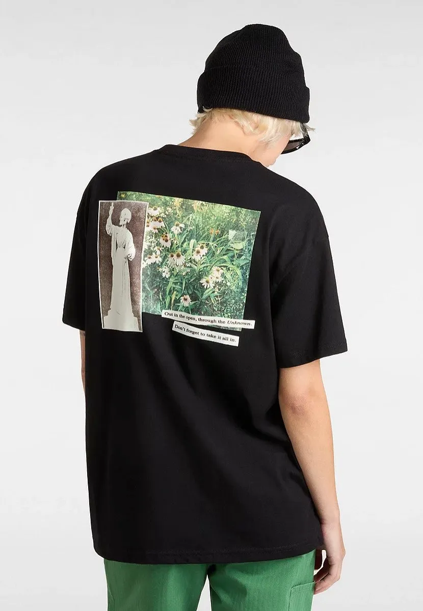On-Trend Style Vans - Garden Oversized Black - T-Shirt