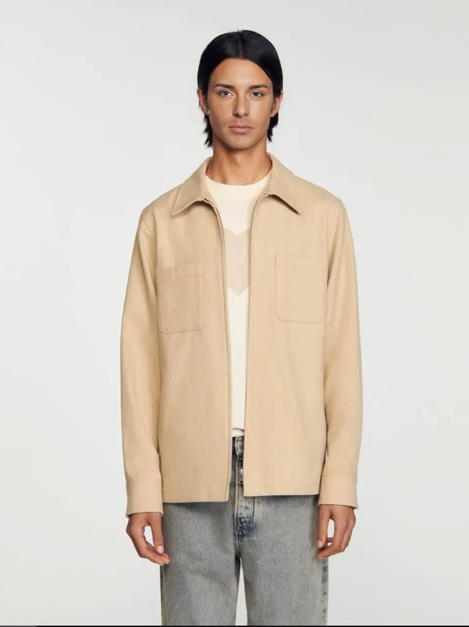 Organic Cotton Wool overshirt
