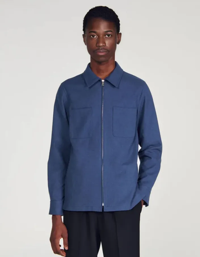 Organic Cotton Wool overshirt
