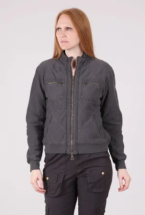 Eco Nice Osment Quilted Bomber, Ashlar