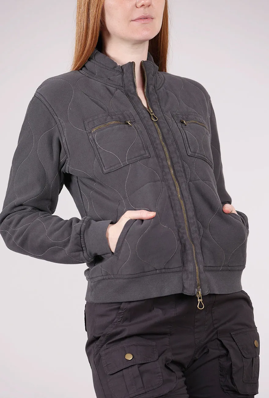 Osment Quilted Bomber, Ashlar Performance Inspired Feel