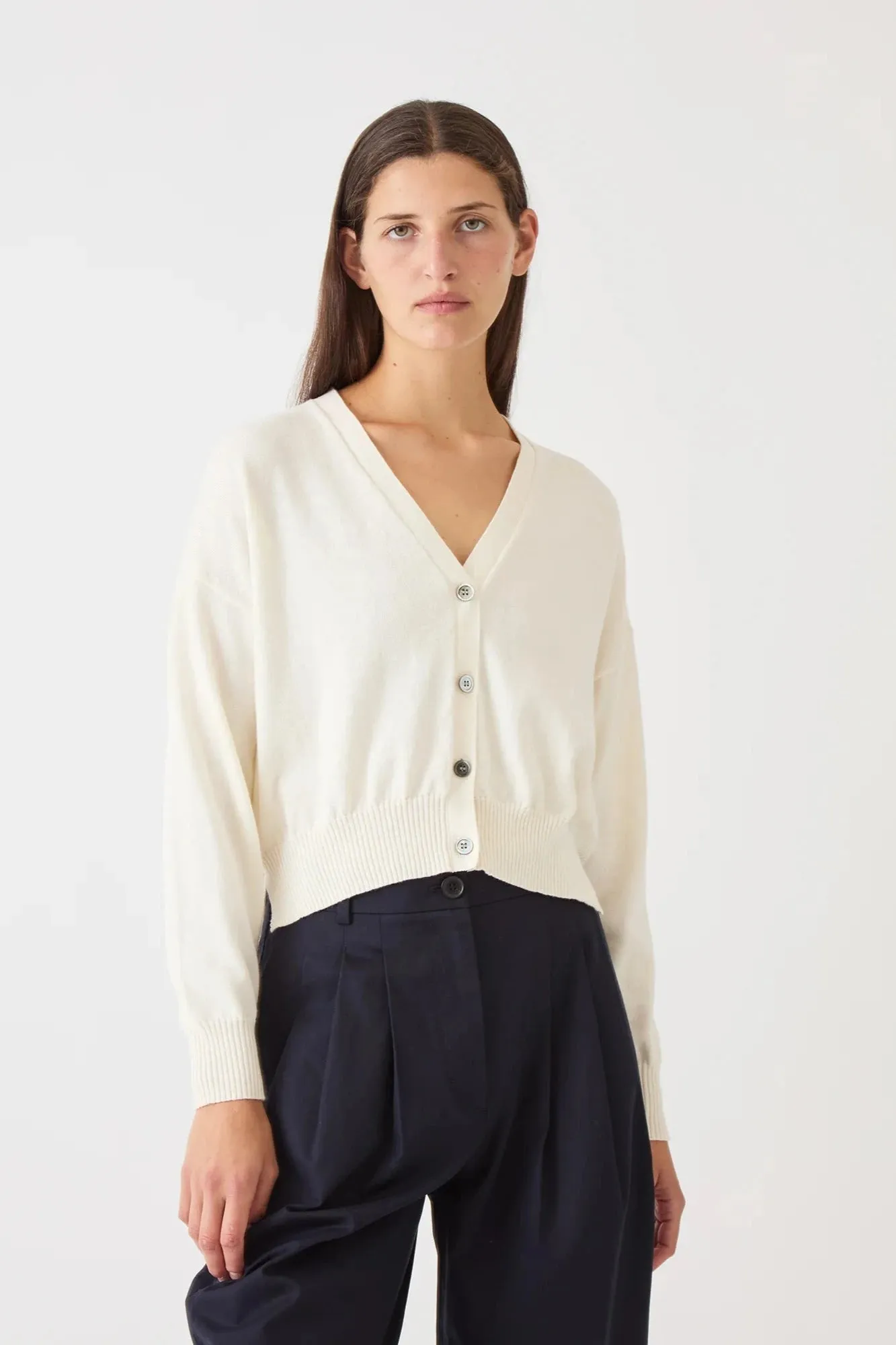 Oversized Blouse Lola Off White Cardigan