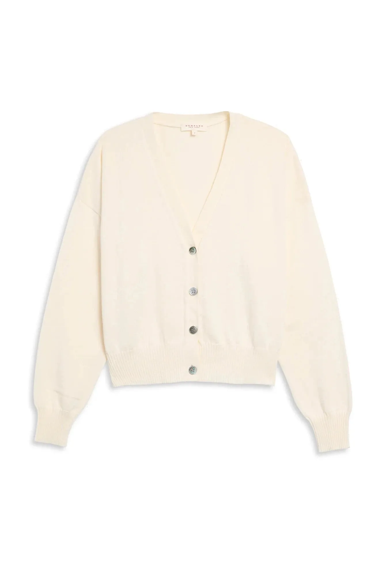Lola Off White Cardigan Modern Trend Soft Drape