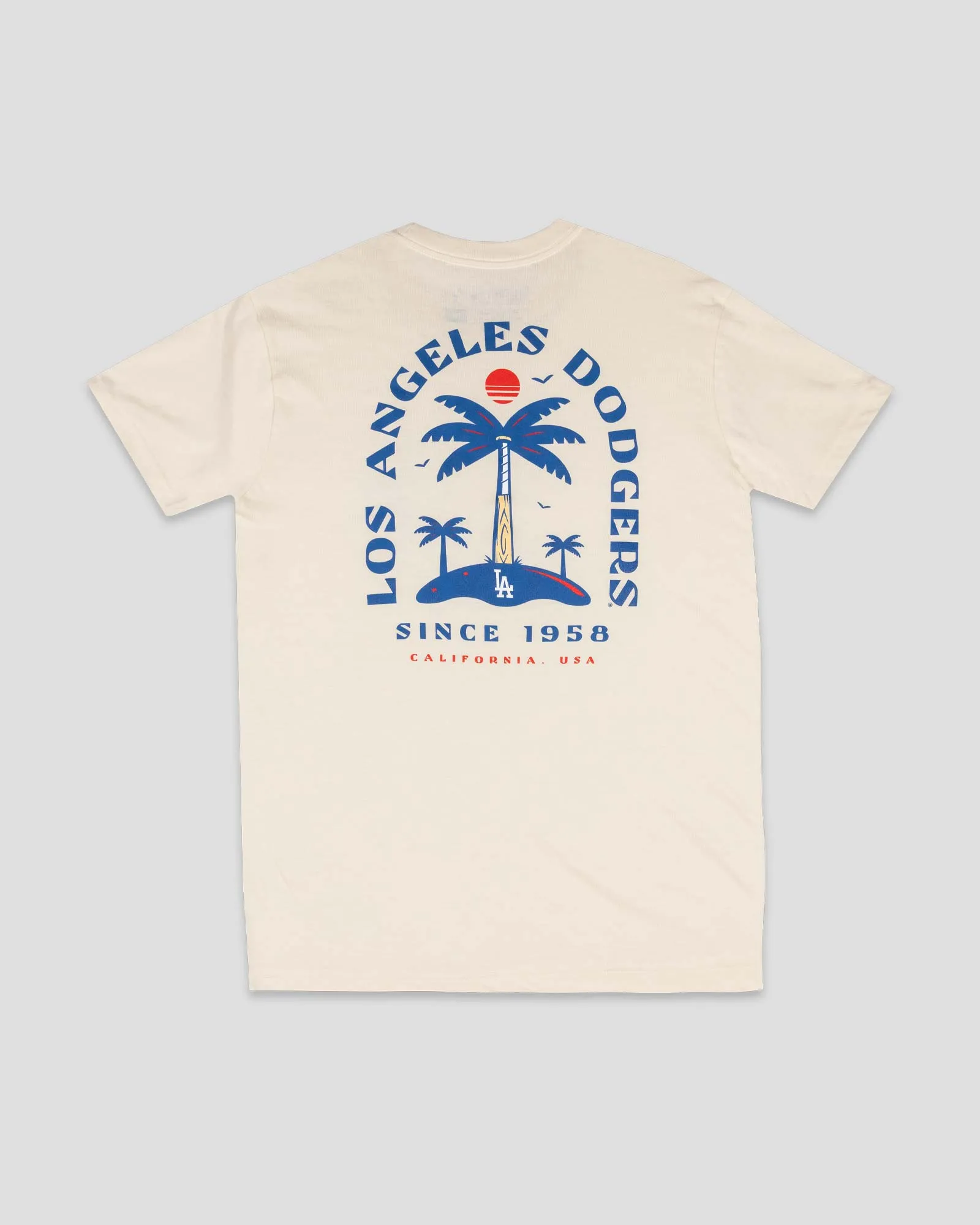 Yoga class Palm Tree Bat T-Shirt - Los Angeles Dodgers