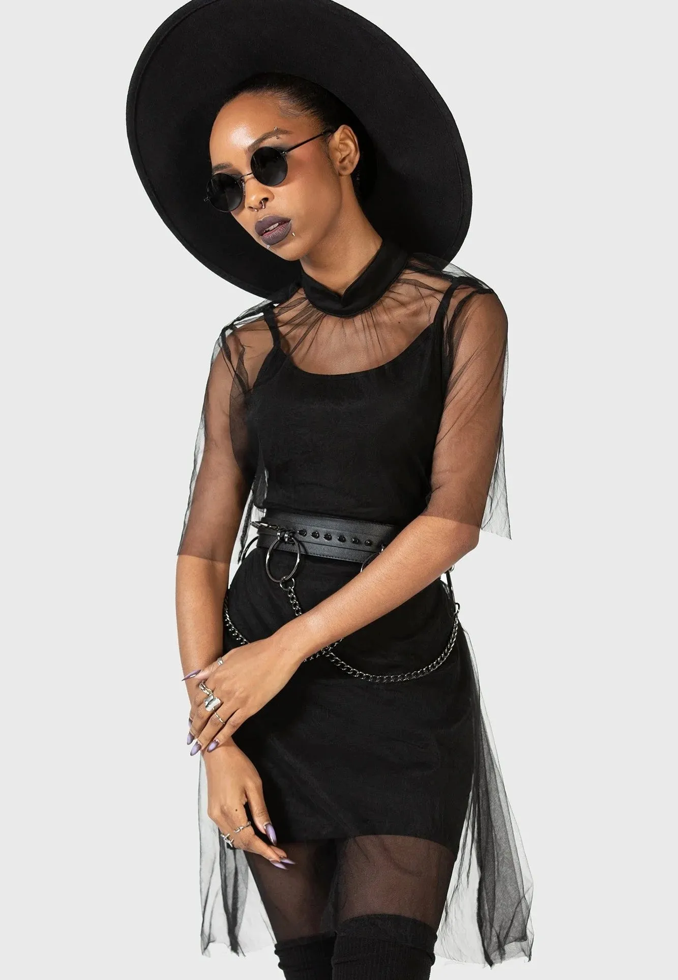 Panel Design Killstar x Kihilist - Ravaged Spirit Mini Black - Dress