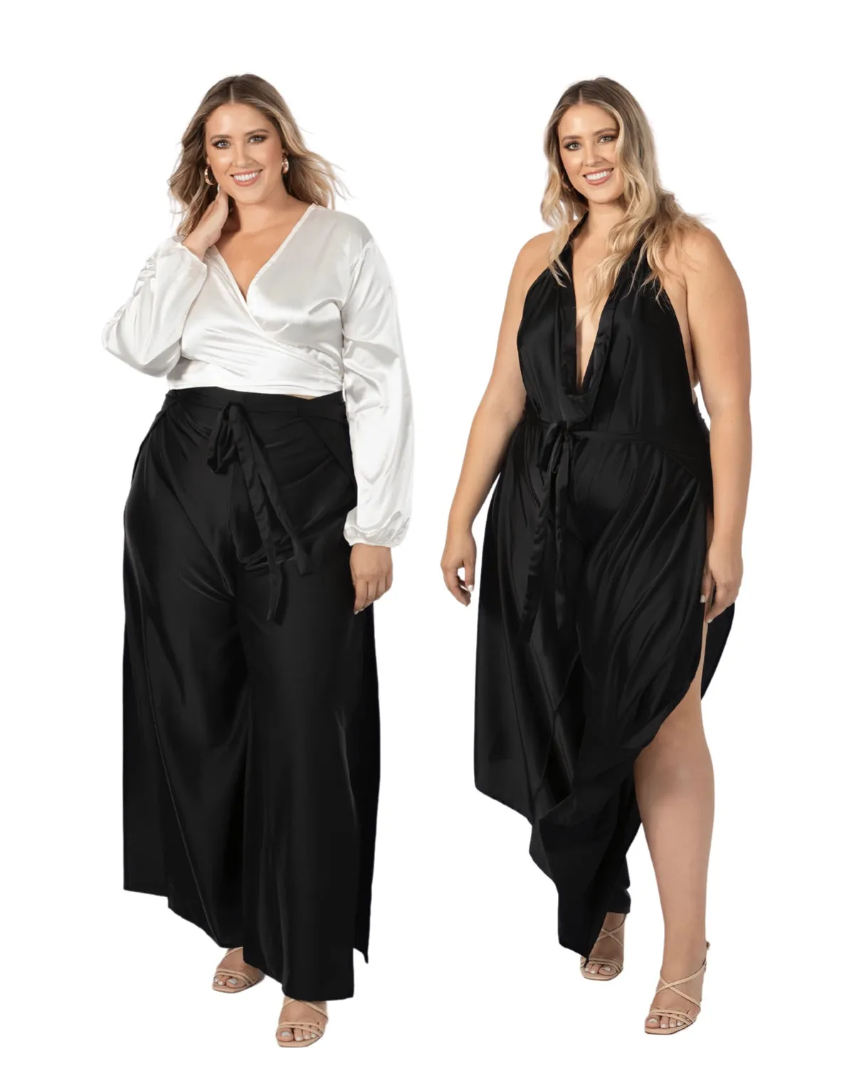 Black_model2 Des:Model is 59 and wears size L and US 14