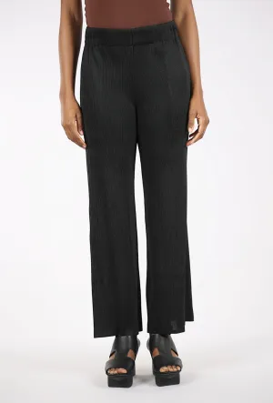 Parisian Pleats Occasion Pants, Black Basic Utility Chill Wear
