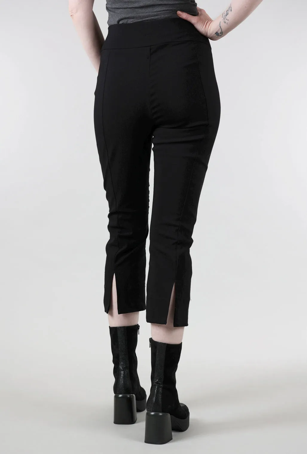 Parson Crop Pant, Black Perfect Fit