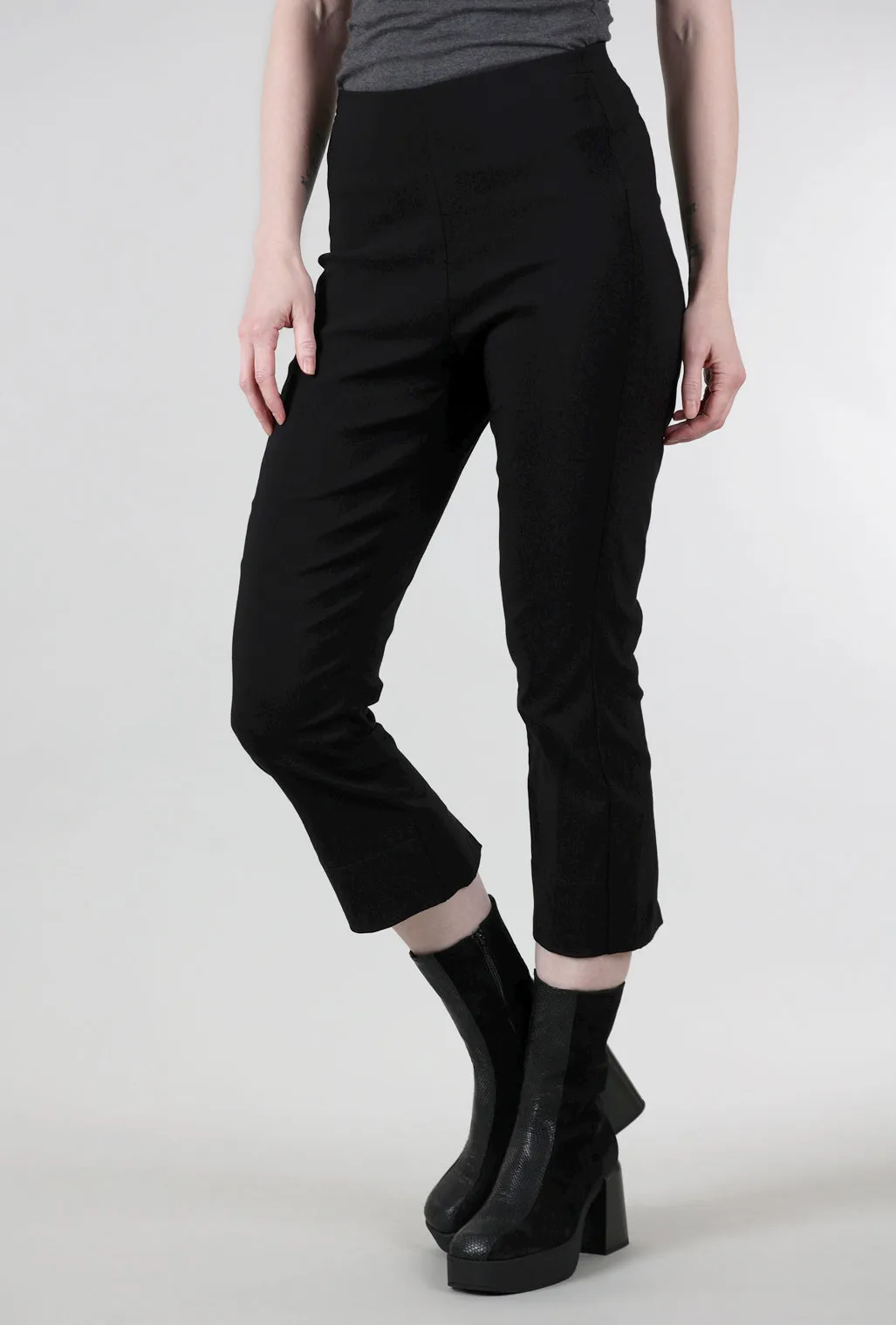 Parson Crop Pant, Black Perfect Fit