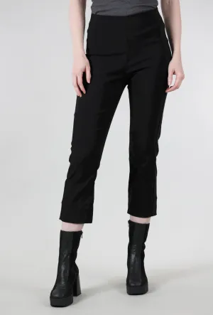 Premium Stretch Outdoor Use Parson Crop Pant, Black